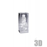 Bloc de verre vertical photo laser 3D