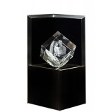 Socle lumineux Deluxe noir pour bloc Cube 8 c