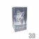 Bloc de verre rectangle vertical 13 cm - Gravure 3d