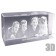 Bloc de verre horizontal photo laser - Gravure 3D