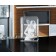Bloc en verre vertical photo mariage 3D